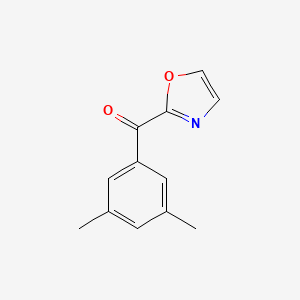 B1613998 (3,5-Dimethylphenyl)(oxazol-2-yl)methanone CAS No. 898784-52-6