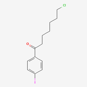 B1614001 7-Chloro-1-(4-iodophenyl)-1-oxoheptane CAS No. 898768-26-8