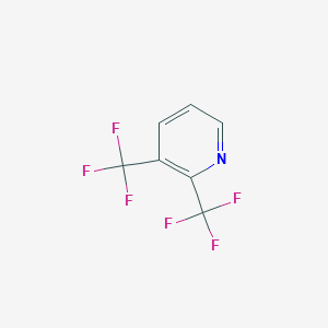 molecular formula C7H3F6N B161401 2,3-Bis(trifluoromethyl)pyridine CAS No. 1644-68-4