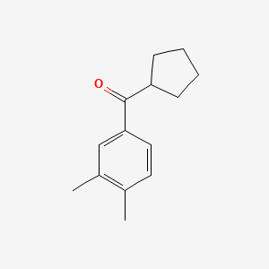 Cyclopentyl 3,4-dimethylphenyl ketone