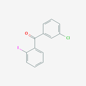 molecular formula C13H8ClIO B1614021 3'-Chloro-2-iodobenzophenone CAS No. 890098-14-3