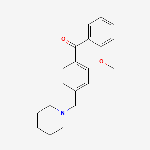 2-Methoxy-4'-piperidinomethyl benzophenone
