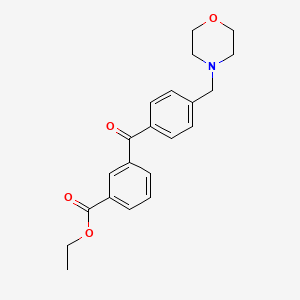 3-Carboethoxy-4'-morpholinomethyl benzophenone