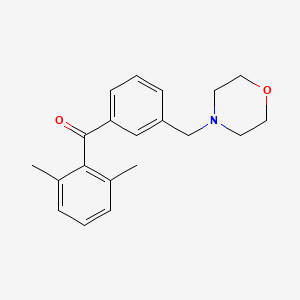 2,6-Dimethyl-3'-morpholinomethyl benzophenone