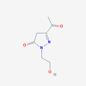 3-Acetyl-1-(2-hydroxyethyl)-1H-pyrazol-5(4H)-one