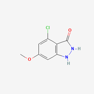 4-Chloro-6-methoxy-1H-indazol-3-ol
