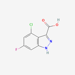 4-chloro-6-fluoro-1H-indazole-3-carboxylic acid