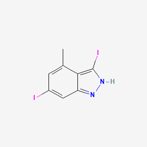3,6-diiodo-4-methyl-2H-indazole