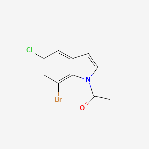 1-(7-Bromo-5-chloro-1H-indol-1-yl)ethanone