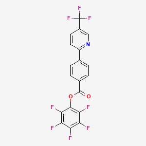 Pentafluorophenyl 4-[5-(trifluoromethyl)pyridin-2-yl]benzoate