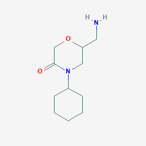 6-(Aminomethyl)-4-cyclohexylmorpholin-3-one