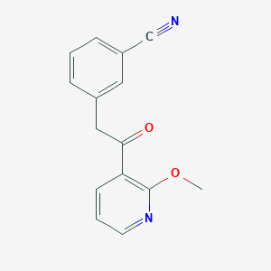 2-Methoxy-3-(3-cyanophenylacetyl)pyridine