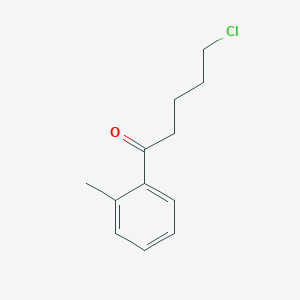 molecular formula C12H15ClO B1614084 5-Chloro-1-(2-methylphenyl)-1-oxopentane CAS No. 898785-11-0