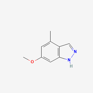 molecular formula C9H10N2O B1614108 6-methoxy-4-methyl-1H-indazole CAS No. 885521-36-8