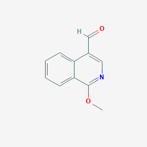 molecular formula C11H9NO2 B1614112 1-Methoxy-4-isoquinolinecarboxaldehyde CAS No. 1005772-69-9