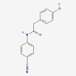 N-(4-Cyano-phenyl)-2-(4-hydroxy-phenyl)-acetamide