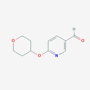 6-(Tetrahydropyran-4-yloxy)nicotinaldehyde