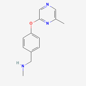 N-Methyl-4-[(6-methylpyrazin-2-yl)oxy]benzylamine