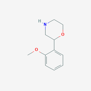 molecular formula C11H15NO2 B1614134 2-(2-Methoxyphenyl)morpholine CAS No. 1001940-35-7