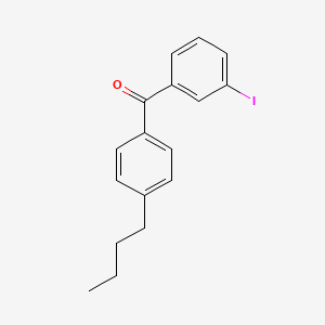 4-n-Butyl-3'-iodobenzophenone
