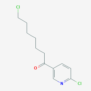 2-Chloro-5-(7-chloroheptanoyl)pyridine