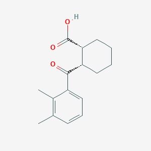 cis-2-(2,3-Dimethylbenzoyl)cyclohexane-1-carboxylic acid