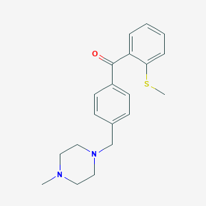 4'-(4-Methylpiperazinomethyl)-2-thiomethylbenzophenone