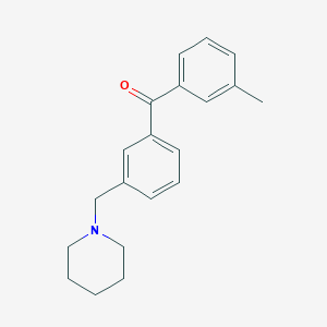 3-Methyl-3'-piperidinomethyl benzophenone