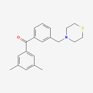 3,5-Dimethyl-3'-thiomorpholinomethyl benzophenone