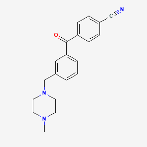 4'-Cyano-3-(4-methylpiperazinomethyl) benzophenone