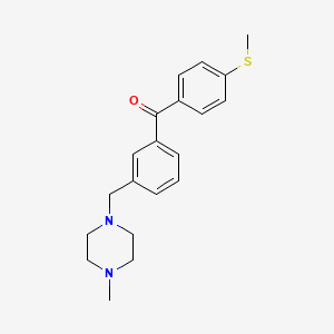 3-(4-Methylpiperazinomethyl)-4'-thiomethylbenzophenone