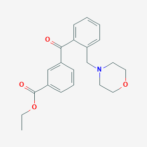 3'-Carboethoxy-2-morpholinomethyl benzophenone