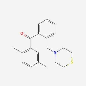 2,5-Dimethyl-2'-thiomorpholinomethyl benzophenone