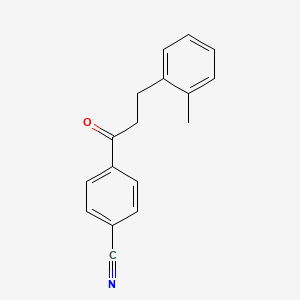 4'-Cyano-3-(2-methylphenyl)propiophenone