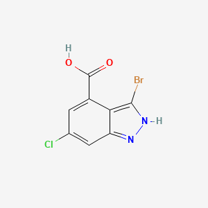 3-Bromo-6-chloro-1H-indazole-4-carboxylic acid