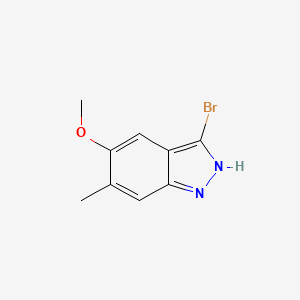 3-bromo-5-methoxy-6-methyl-2H-indazole