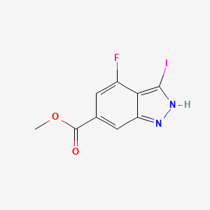 Methyl 4-fluoro-3-iodo-1H-indazole-6-carboxylate