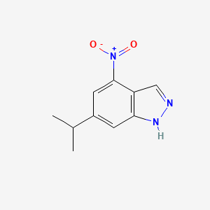 4-Nitro-6-(propan-2-yl)-1H-indazole