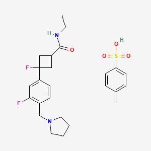 molecular formula C25H32F2N2O4S B1614210 PF-03654746 Tosylate CAS No. 1039399-17-1