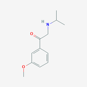 molecular formula C12H17NO2 B1614215 2-Isopropylamino-3'-methoxyacetophenone CAS No. 857724-35-7