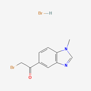2-Bromo-1-(1-methyl-1H-benzo[d]imidazol-5-yl)ethanone hydrobromide