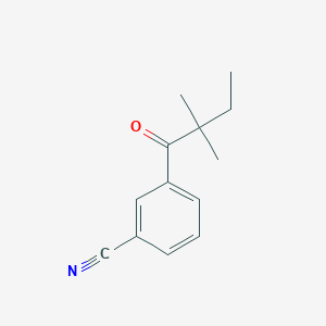 3'-Cyano-2,2-dimethylbutyrophenone