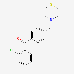2,5-Dichloro-4'-thiomorpholinomethyl benzophenone