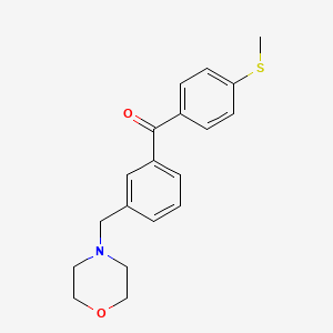3-Morpholinomethyl-4'-thiomethylbenzophenone