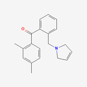 (2-((2,5-Dihydro-1H-pyrrol-1-yl)methyl)phenyl)(2,4-dimethylphenyl)methanone
