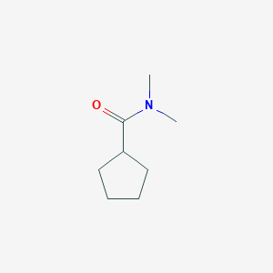 molecular formula C8H15NO B1614264 Cyclopentanecarboxamide, N,N-dimethyl- (6CI,9CI) CAS No. 50484-00-9