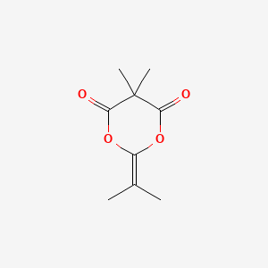 molecular formula C9H12O4 B1614265 5,5-Dimethyl-2-(propan-2-ylidene)-1,3-dioxane-4,6-dione CAS No. 4858-67-7