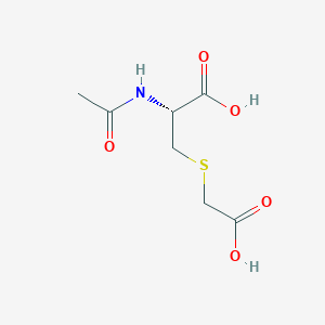 molecular formula C7H11NO5S B1614278 N-Acetyl-S-(carboxymethyl)-L-cysteine CAS No. 26177-54-8