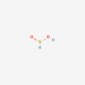 molecular formula HO2Si B1614286 Hydroxy(oxo)silane CAS No. 59313-55-2