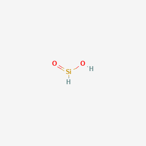 molecular formula H2O2Si B1614286 Hydroxy(oxo)silane CAS No. 59313-55-2